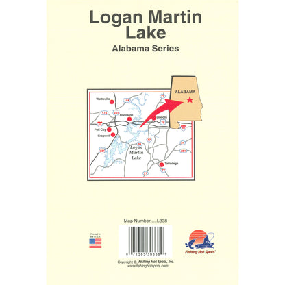 Logan Martin Reservoir Fishing Map