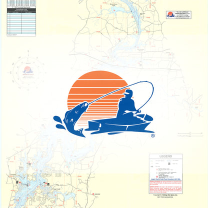 Logan Martin Reservoir Fishing Map