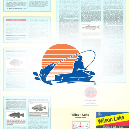 Wilson Lake Fishing Map