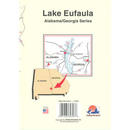 Lake Eufaula (Walter F. George Reservoir) (GA/AL) Fishing Map
