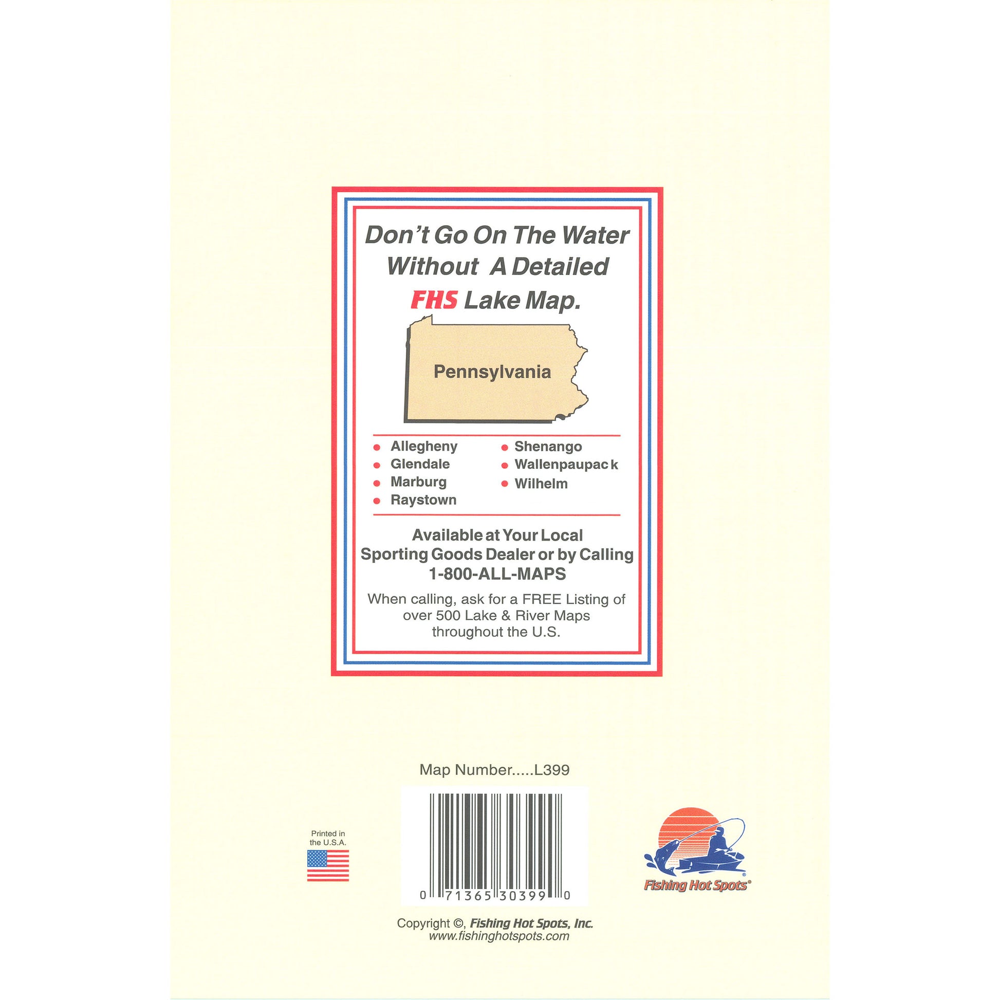 Raystown Lake Fishing Map