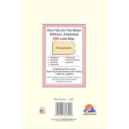 Raystown Lake Fishing Map