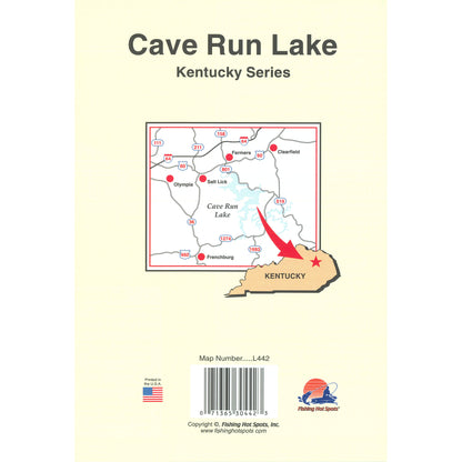 Cave Run Lake Fishing Map