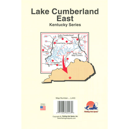Lake Cumberland-East (Wolf Creek To Burnside) fishing map