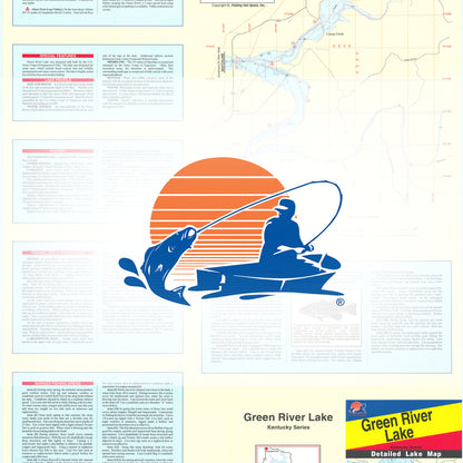 Green River Lake (KY) Fishing Map