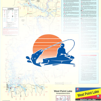 West Point Lake Fishing Map