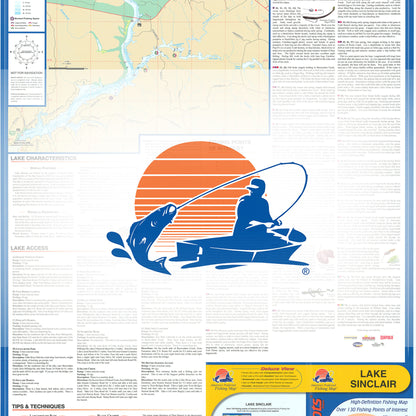 Lake Sinclair Fishing Map