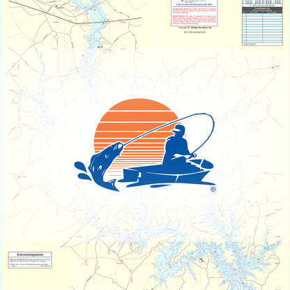Lake Oconee Fishing Map