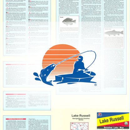 Richard B. Russell Lake Fishing Map