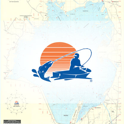 Lake Moultrie Fishing Map (Santee Cooper)