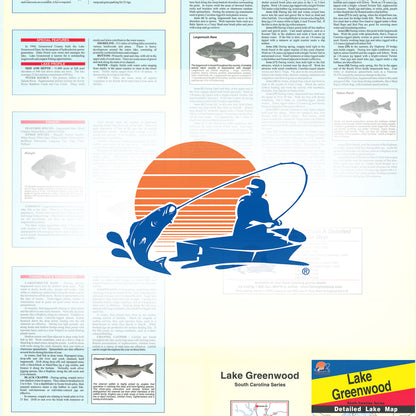 Lake Greenwood Fishing Map