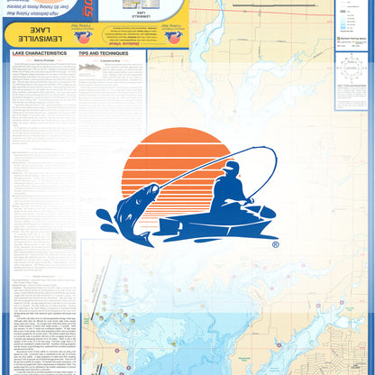 Lewisville Lake Fishing Map