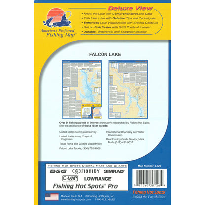 Falcon Lake Fishing Map