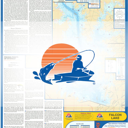 Falcon Lake Fishing Map