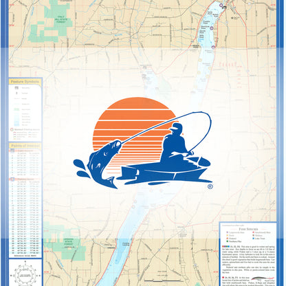 Keuka Lake Fishing Map