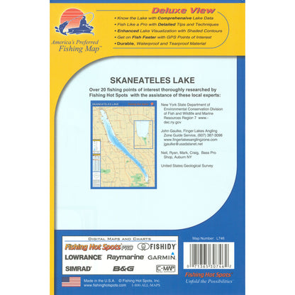 Skaneatles Fishing Map