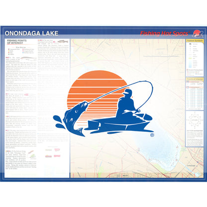 Onondaga Lake Fishing Map