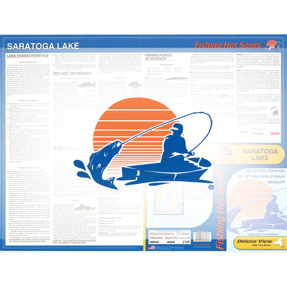 Saratoga Lake Fishing Map
