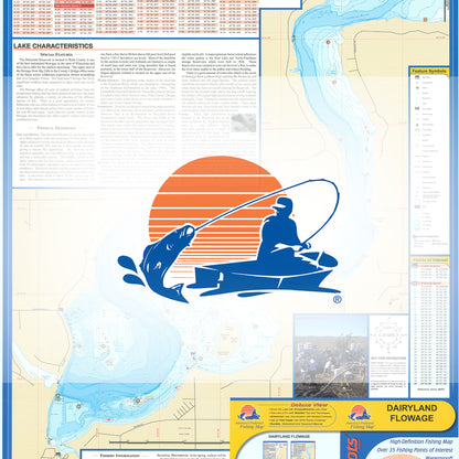 Dairyland Flowage Fishing Map