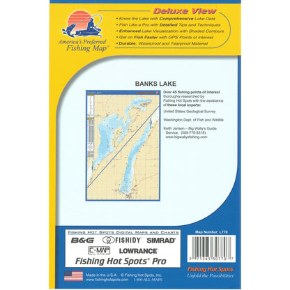 Banks Lake Fishing Map
