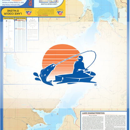 Lake Coeur D Alene Fishing Map