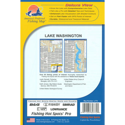 Lake Washington Fishing Map