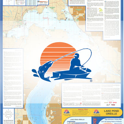 Lake Pend O'Reille Fishing Map