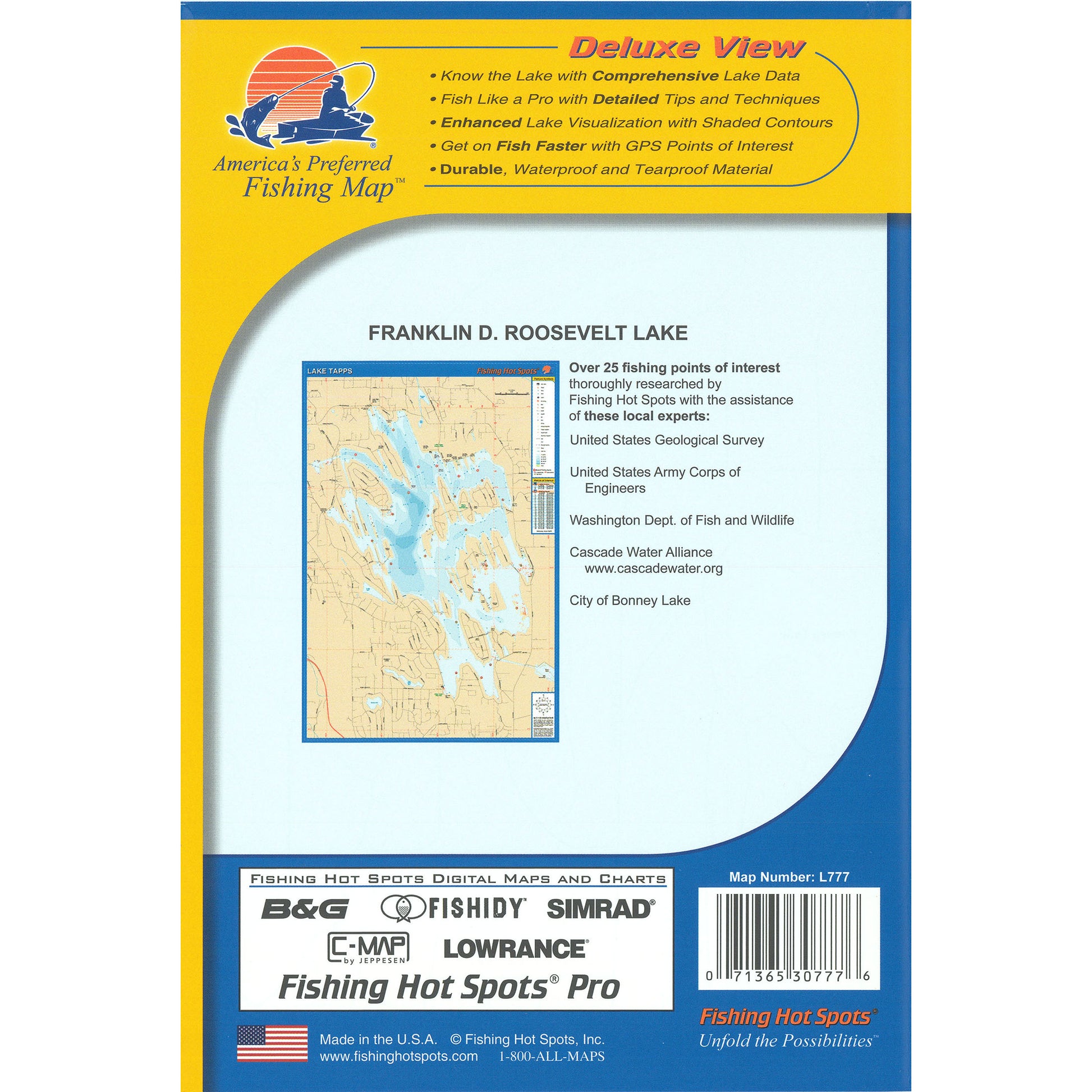 Lake Tapps Fishing Map