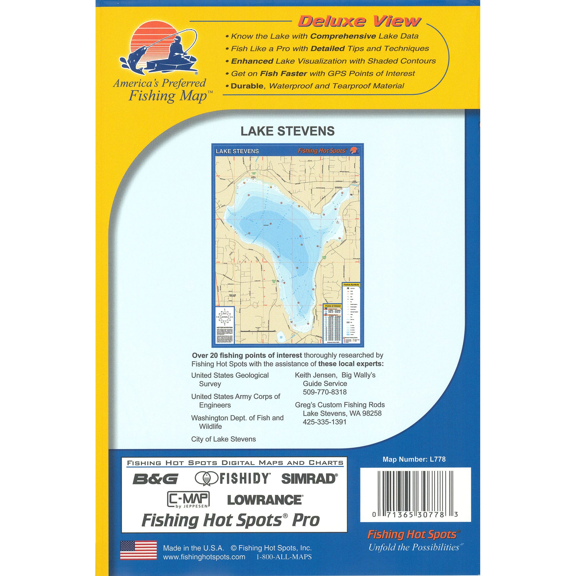 Lake Stevens Fishing Map