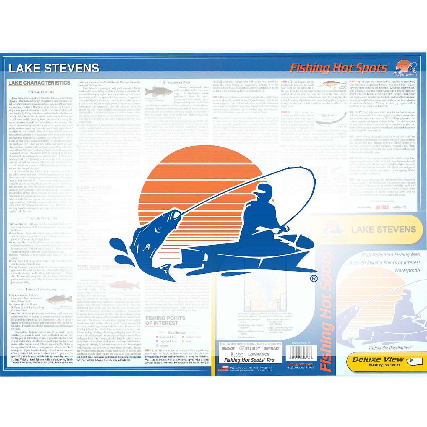 Lake Stevens Fishing Map
