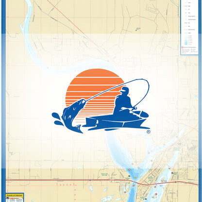 Moses Lake Fishing Map