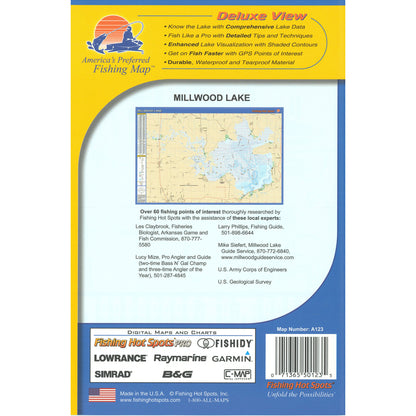Millwood Lake Fishing Map
