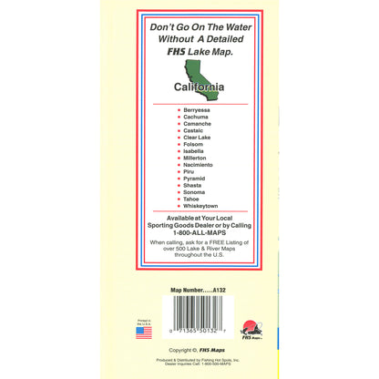 Casitas Lake Fishing Map