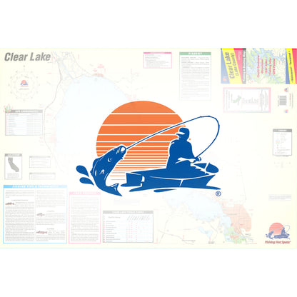 Clear Lake (Lake. Co) Fishing Map