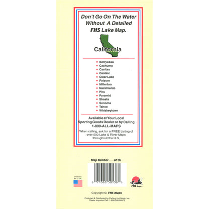 Lake Isabella Fishing Map