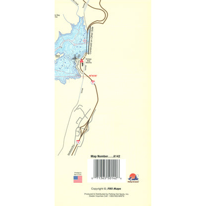 Shasta Lake Fishing Map