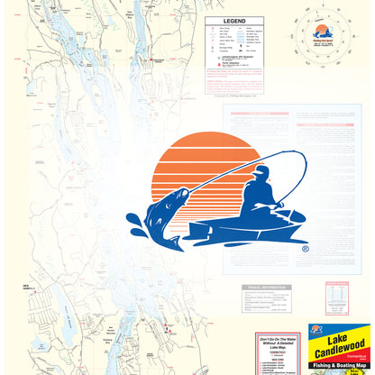 Candlewood Lake Fishing Map