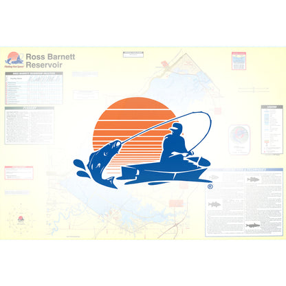 Ross Barnett Reservoir Fishing Map