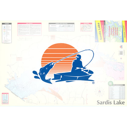 Sardis Lake Fishing Map