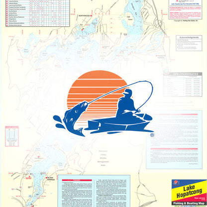 Lake Hopatcong Fishing Map