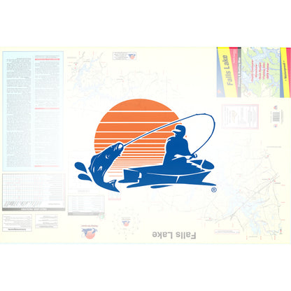 Falls Lake Fishing Map