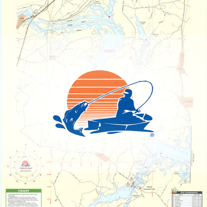 High Rock Lake Fishing Map
