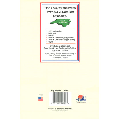 Norman Lake Fishing Map