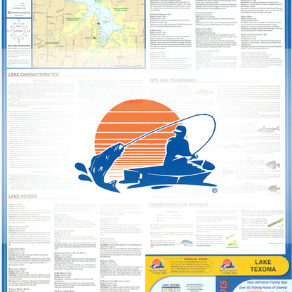 Lake Texoma Fishing Map