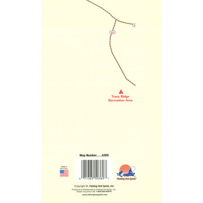 Allegheny Reservoir (Kinzua - PA/NY) Fishing Map