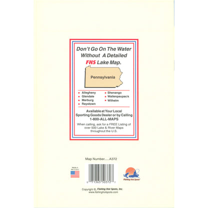 Lake Marburg Fishing Map