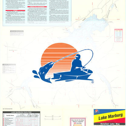 Lake Marburg Fishing Map