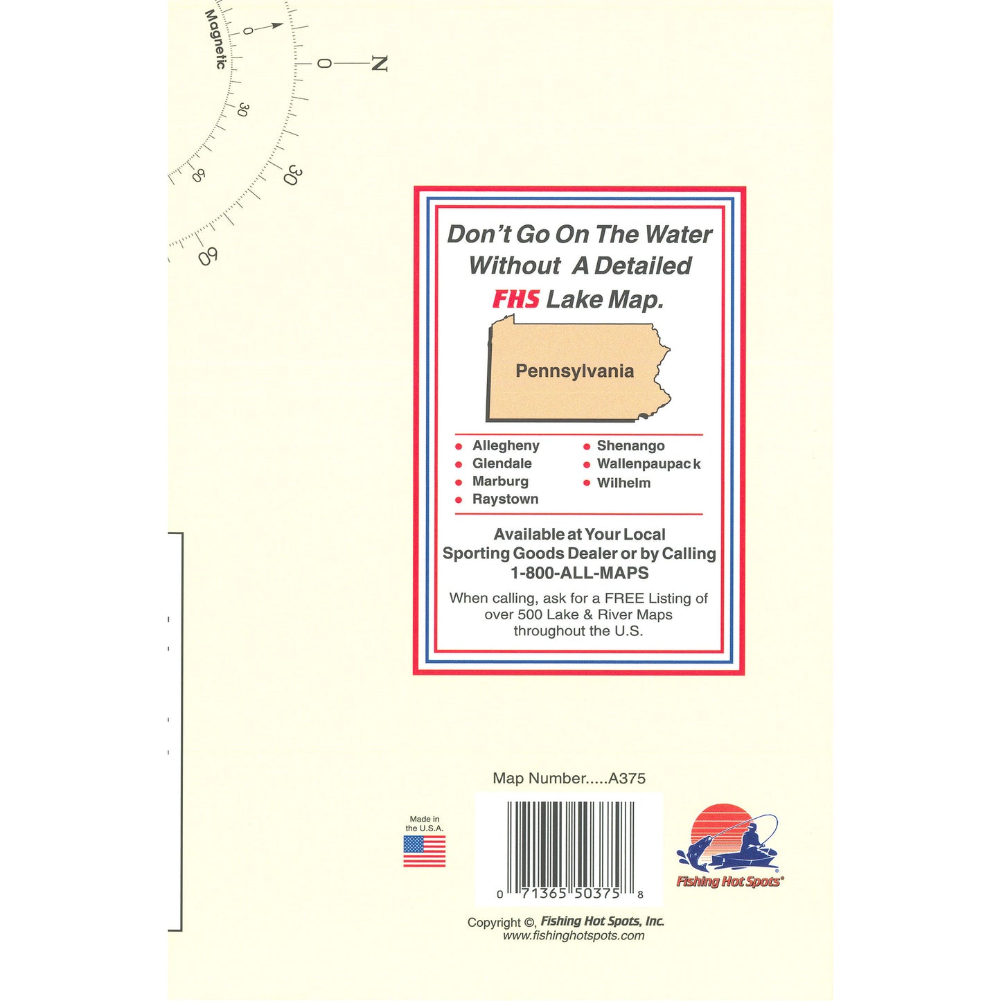Lake Wallenpaupack Fishing Map