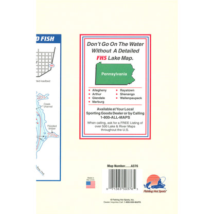 Lake Wilhelm Fishing Map