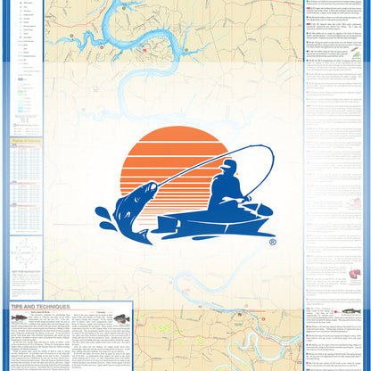 Center Hill Lake Fishing Map